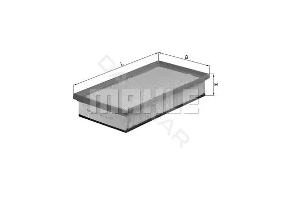 Воздушный фильтр KNECHT/MAHLE LX1027