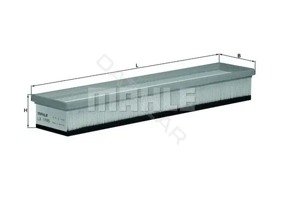 Воздушный фильтр KNECHT/MAHLE LX1745