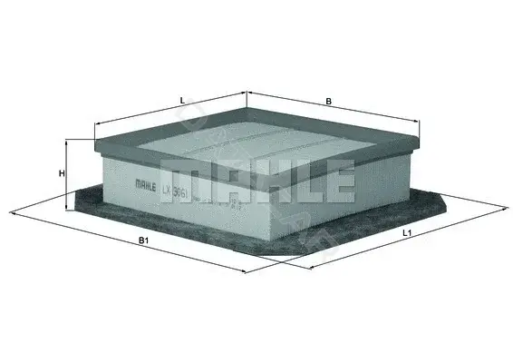 Воздушный фильтр KNECHT/MAHLE LX3061