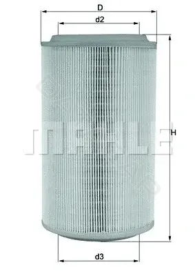 Воздушный фильтр KNECHT/MAHLE LX913