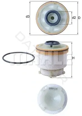 Топливный фильтр KNECHT/MAHLE KX586D