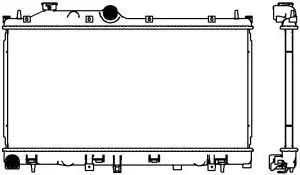 Радиатор охлаждения SAKURA 3421-8507