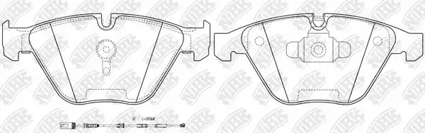 Тормозные колодки NiBK PN0518W