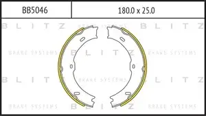 Колодки ручника BLITZ BB5046