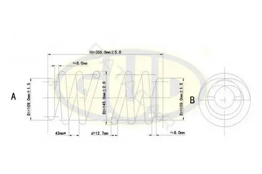 Пружины GUD GCS004212