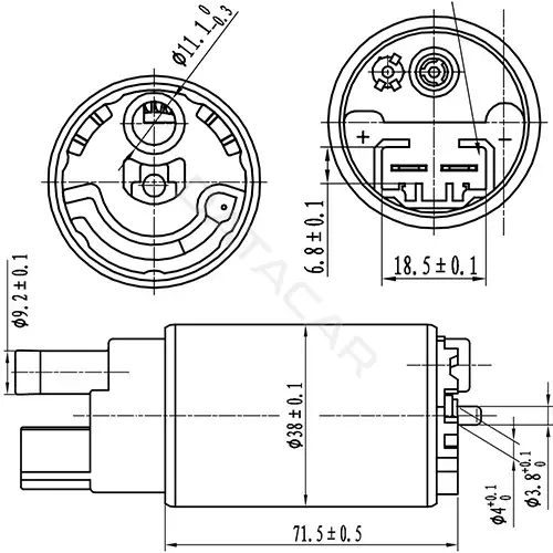 Топливный насос ZIKMAR Z61169R