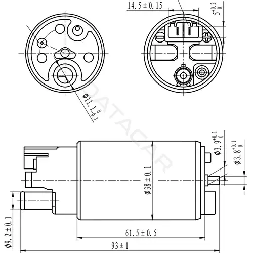 Топливный насос ZIKMAR Z61192R
