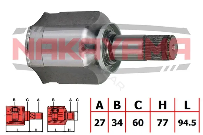 Шрус NAKAYAMA NJ7827NY