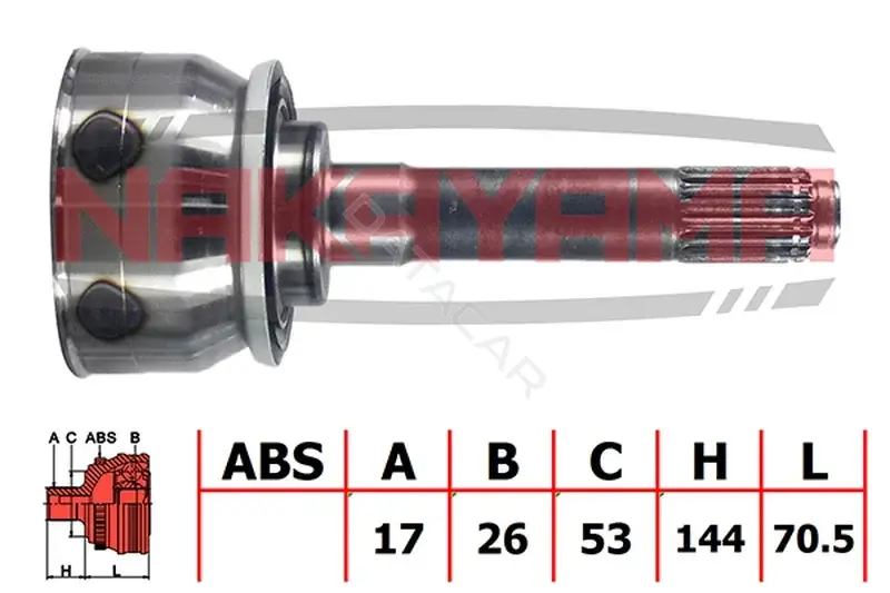 Шрус NAKAYAMA NJ896NY