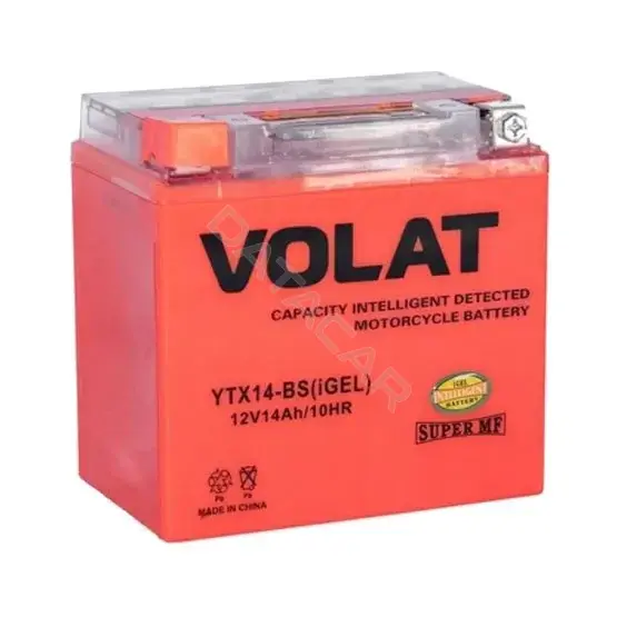 Аккумулятор ВОЛАТ YTX14-BSIGEL