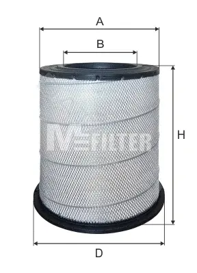Воздушный фильтр MFILTER A849