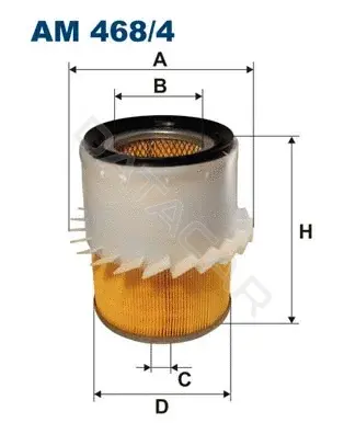 Воздушный фильтр FILTRON AM468/4