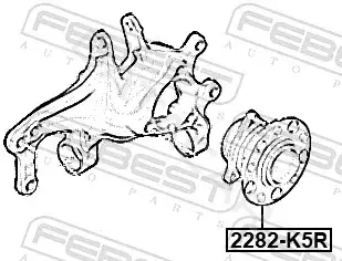 Подшипник ступицы FEBEST 2282-K5R