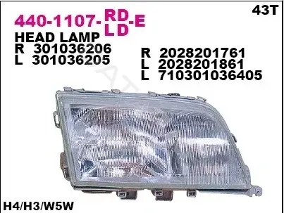 Фары DEPO 440-1107L-LD-E
