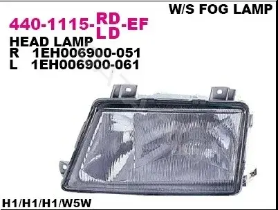 Фары DEPO 440-1115R-LD-EF