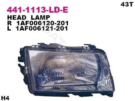 Фары DEPO 441-1113L-LD-E