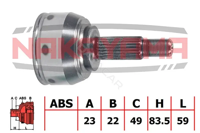 Шрус NAKAYAMA NJ2133NY