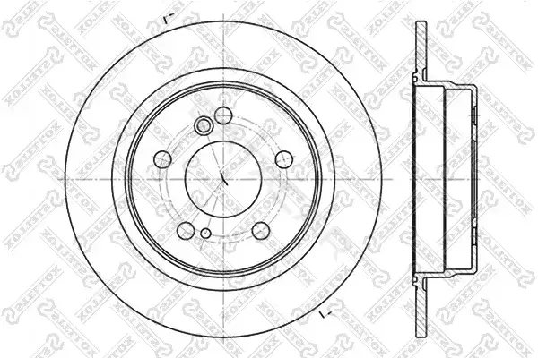 Тормозные диски STELLOX 6020-3326-SX