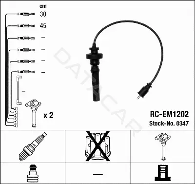 Высоковольтные провода NGK 0347