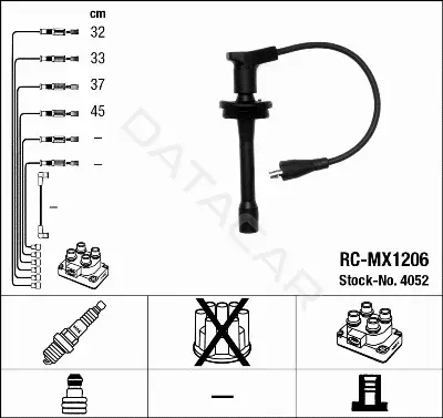 Высоковольтные провода NGK 4052