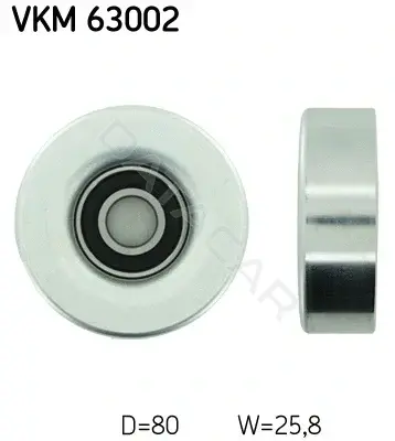 Ролик ремня генератора SKF VKM63002