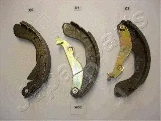 Барабанные колодки JAPANPARTS GF-W03AF