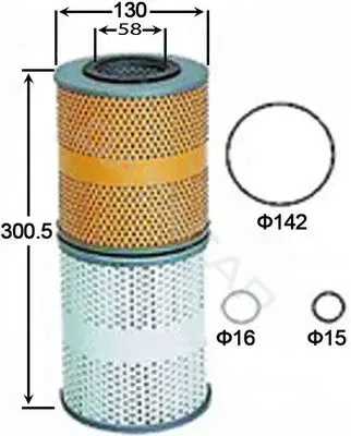 Масляный фильтр Azumi OE23359SET