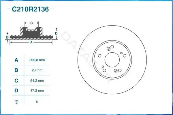 Тормозные диски CWORKS C210R2136