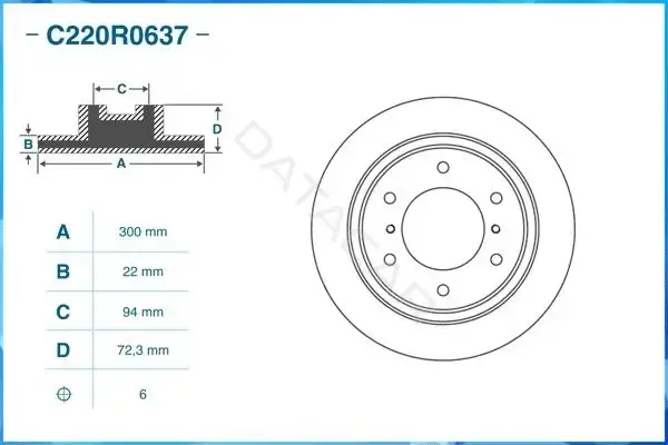 Тормозные диски CWORKS C220R0637