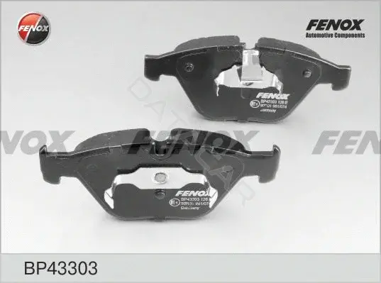Тормозные колодки FENOX BP43303
