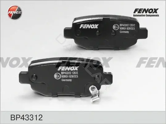 Тормозные колодки FENOX BP43312