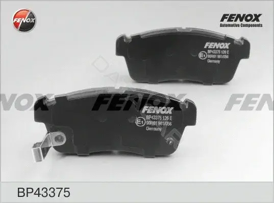 Тормозные колодки FENOX BP43375