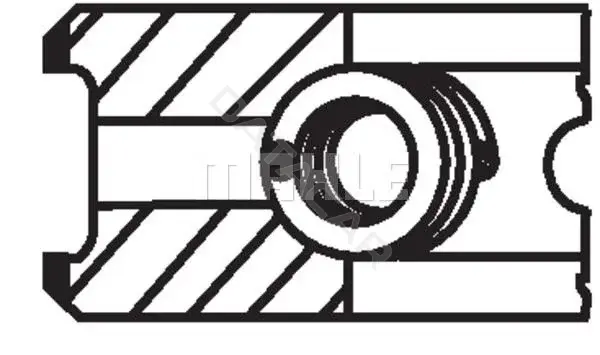 Кольца поршневые KNECHT/MAHLE 08169N0