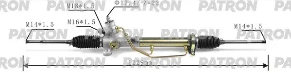 Рулевая рейка PATRON PSG3040