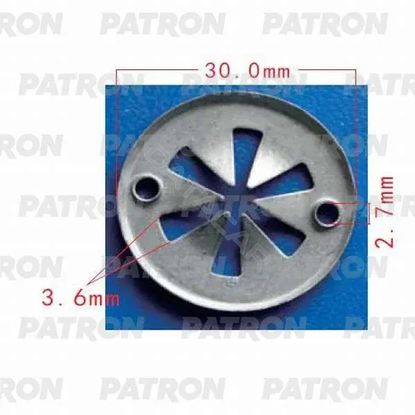 Клипсы, фиксаторы, зажимы PATRON P37-0187