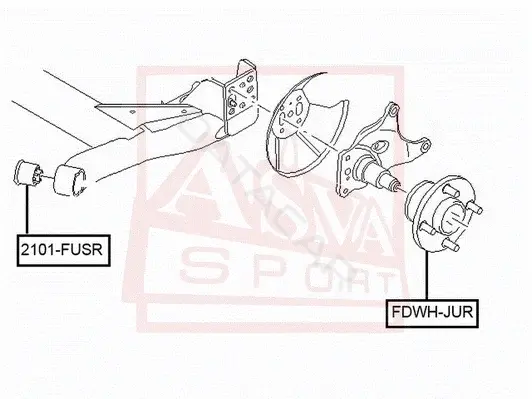 Подшипник ступицы ASVA FDWH-JUR