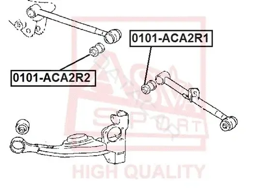 Сайлентблок рычага ASVA 0101-ACA2R1