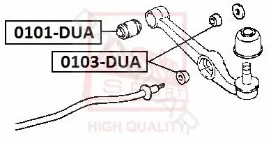 Опора амортизатора ASVA 0103-DUA