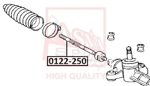 Рулевая тяга ASVA 0122-250