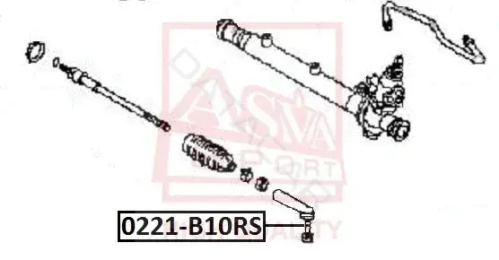 Рулевые наконечники ASVA 0221-B10RS