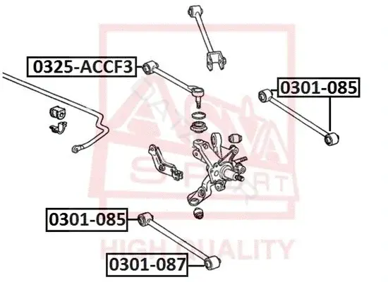Рычаги ASVA 0325-ACCF3