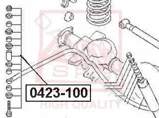 Стойки стабилизатора ASVA 0423-100