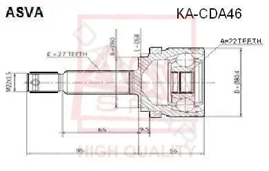 Шрус ASVA KA-CDA46
