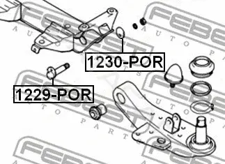 Шайба развальная FEBEST 1230-POR