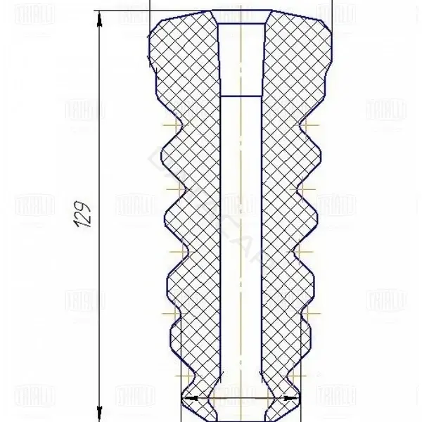 Крепление глушителя TRIALLI BC0185
