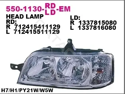 Фары DEPO 550-1130L-LD-EM
