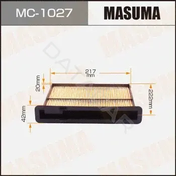 Фильтр салонный MASUMA MC-1027