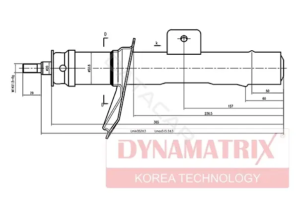 Амортизаторы DYNAMATRIX DSA633838