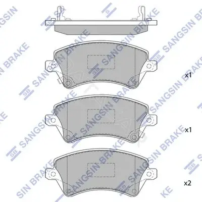 Тормозные колодки Hi-Q SP1502