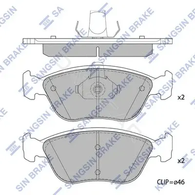 Тормозные колодки Hi-Q SP4256